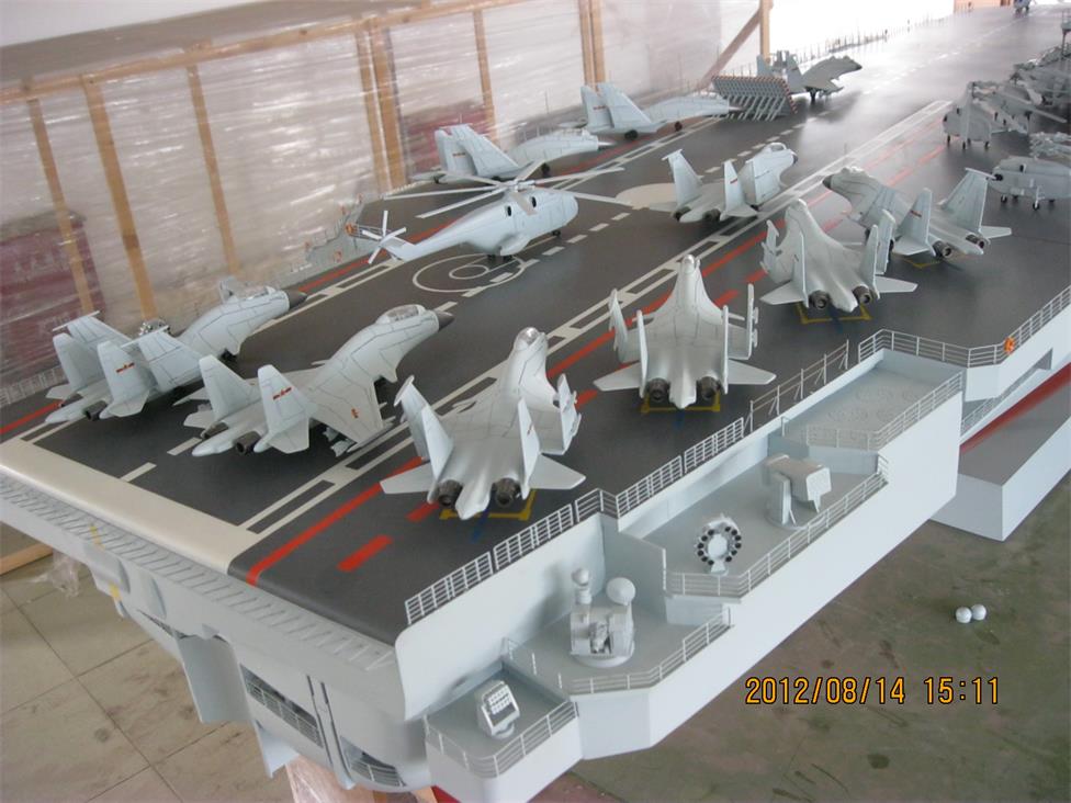 海南辽宁舰模型
